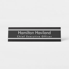 DeskまたはWall HAMbyWGの名前プレート デスクネームプレート