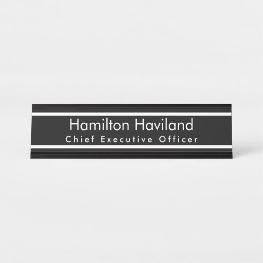 DeskまたはWall HAMbyWGの名前プレート デスクネームプレート (正面)