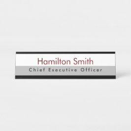 DeskまたはWall HAMbyWGの名前プレート デスクネームプレート