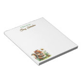 Desk パーソナライズされた of Water Color Chipmunkから ノートパッド (アングル)