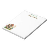 Desk パーソナライズされた of Water Color Chipmunkから ノートパッド (回転)