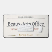Desk Mat Beaux Arts Office School Mouse Pad デスクマット (キーボード&マウス)