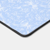 Desk Mat Light Blue Bows デスクマット (コーナー)