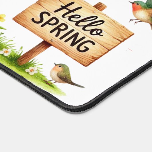 Desk Mat-Spring Floral Desk Pad デスクマット (コーナー)