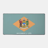 Desk Mat with flag of Delaware, USA デスクマット (正面)
