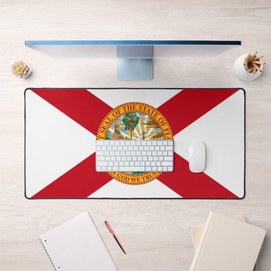 Desk Mat with flag of Florida, USA デスクマット (オフィス1)