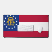 Desk Mat with flag of Georgia, USA デスクマット (キーボード&マウス)