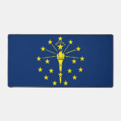 Desk Mat with flag of Indiana, USA デスクマット (正面)