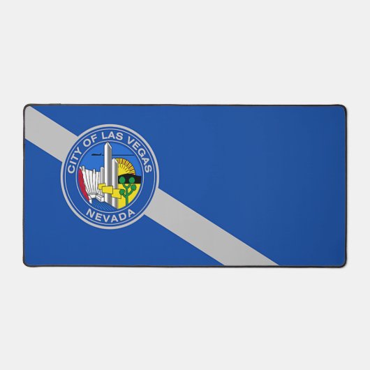 Desk Mat with flag of Las Vegas City, USA デスクマット (正面)