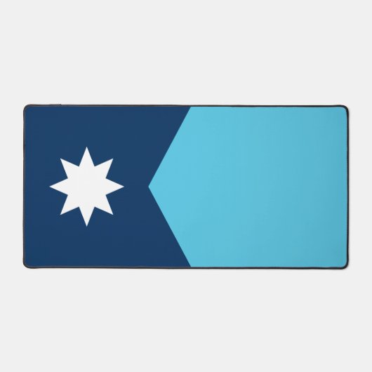Desk Mat with flag of Minnesota, USA デスクマット (正面)