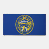 Desk Mat with flag of Nebraska, USA デスクマット (正面)