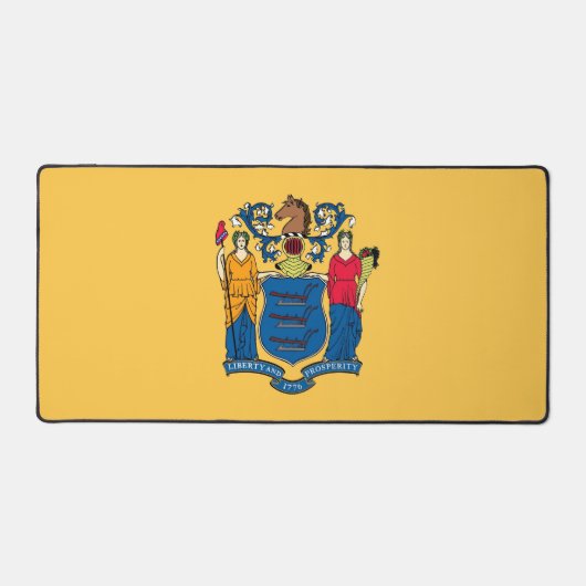 Desk Mat with flag of New Jersey, USA デスクマット (正面)