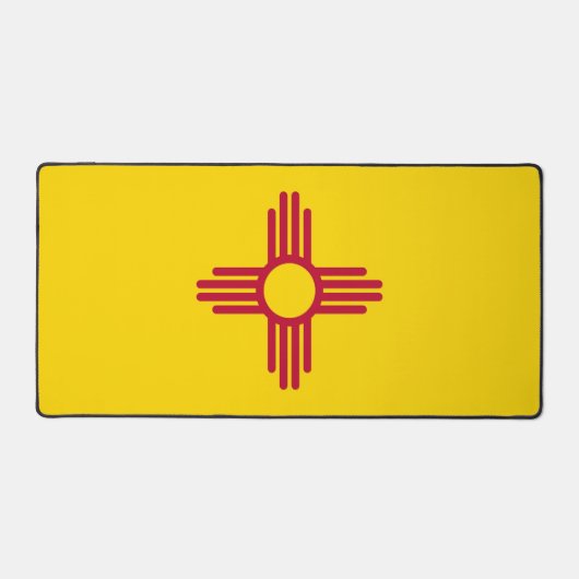 Desk Mat with flag of New Mexico, USA デスクマット (正面)