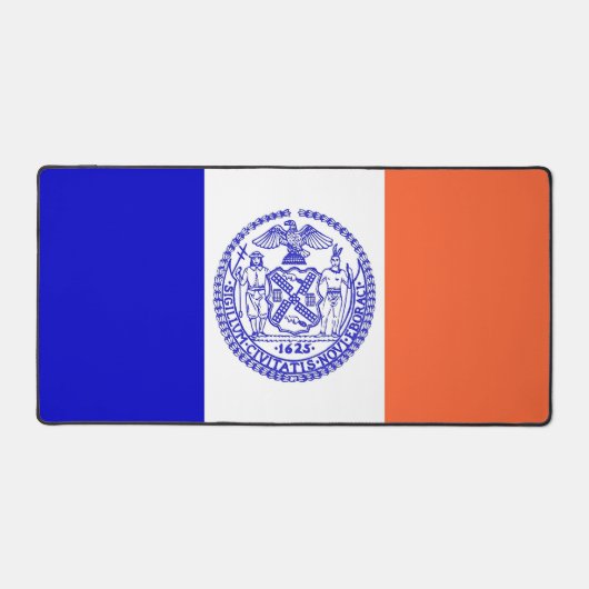 Desk Mat with flag of New York City, USA デスクマット (正面)