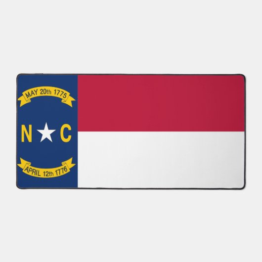 Desk Mat with flag of North Carolina, USA デスクマット (正面)