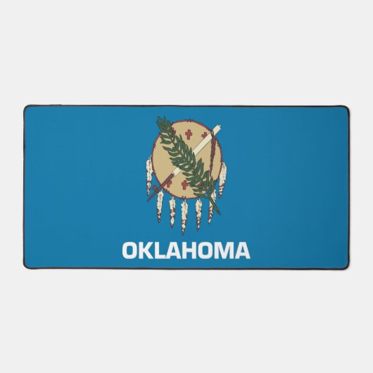 Desk Mat with flag of Oklahoma, USA デスクマット (正面)