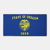 Desk Mat with flag of Oregon State, USA デスクマット (正面)