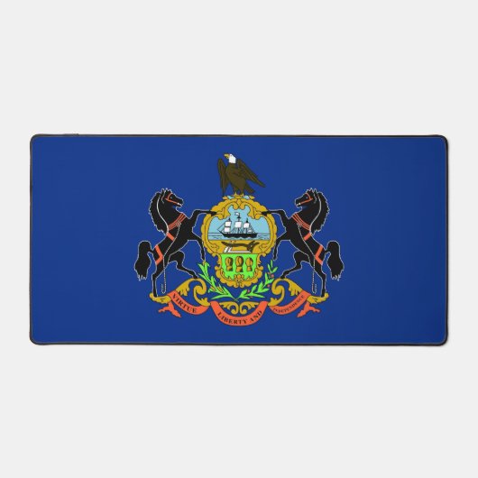 Desk Mat with flag of Pennsylvania, USA デスクマット (正面)