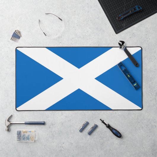 Desk Mat with flag of Scotland, UK デスクマット (ワークステーション)