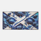 Desk Mat with flag of Scottish Thistles デスクマット (正面)