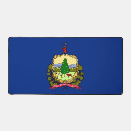 Desk Mat with flag of Vermont, USA デスクマット (正面)