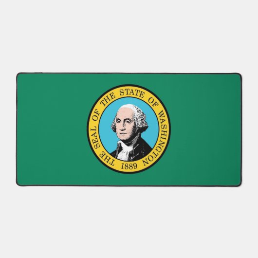 Desk Mat with flag of Washington State デスクマット (正面)