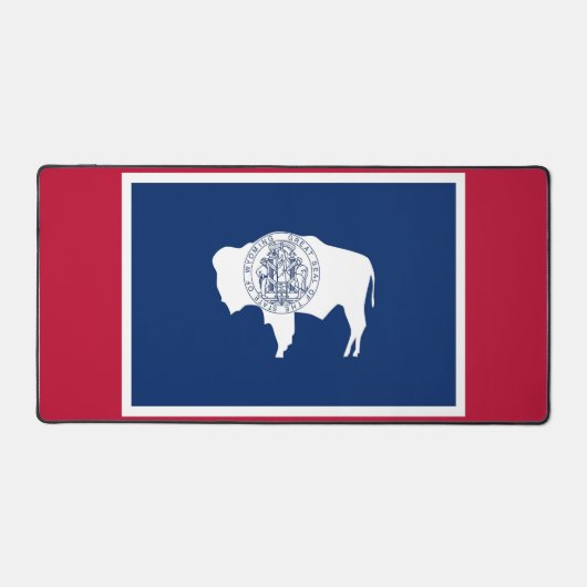 Desk Mat with flag of Wyoming State デスクマット (正面)