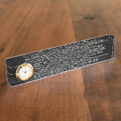 Desk Nameplate デスクネームプレート (側面)