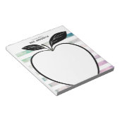Desk of Apple Waterカラー先生からストライプ ノートパッド (アングル)