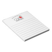 Desk of Chaos Coordinator先生 ノートパッド (アングル)