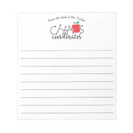 Desk of Chaos Coordinator先生 ノートパッド