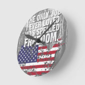 Desk Organizer – Freedom Job ラウンド壁時計 (傾斜)