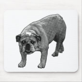 Desk Snow Dots マウスパッド (正面)