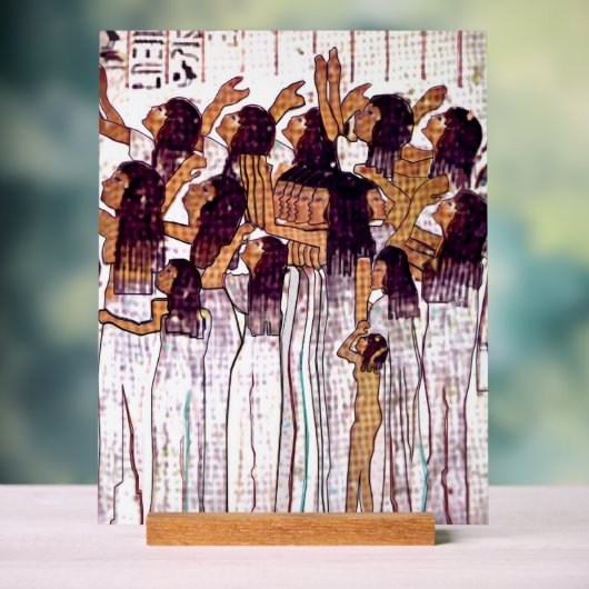 Desk top Acrylic Egyptian Art アクリルサイン (ニュートラル)