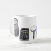 DeskSet050609Shadows コーヒーマグカップ (正面左)