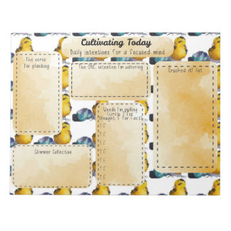 Desktop Journal - Daily Intention ノートパッド