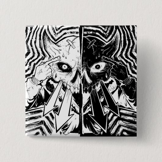 DesktopTelepathy 缶バッジ (正面)