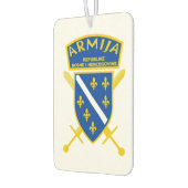 Désodorisant voiture drapeau bosnie カーエアーフレッシュナー (左)