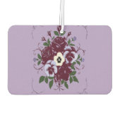 Désodorisant Voiture Floral - Bouquet de Violettes カーエアーフレッシュナー (裏面)