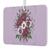 Désodorisant Voiture Floral - Bouquet de Violettes カーエアーフレッシュナー (左)