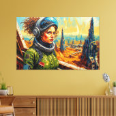 DESOLATION AT THE END OF THE WORLD 8 キャンバスプリント (インサイチュ (リビング))