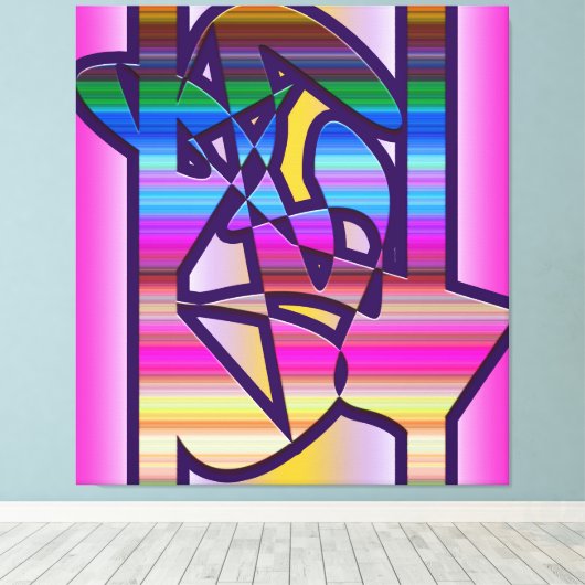 Despair and Sadness 1 キャンバスプリント (インサイチュ (ウッドフロア))