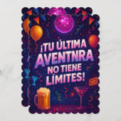 Despedida de Solteros 招待状 (正面/裏面)