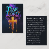 Desperate Darkwave | Psalm 19:9–11 KJV Card Box 名刺 (正面/裏面)