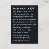 Desperate Darkwave | Psalm 19:9–11 KJV Card Box 名刺 (裏面)