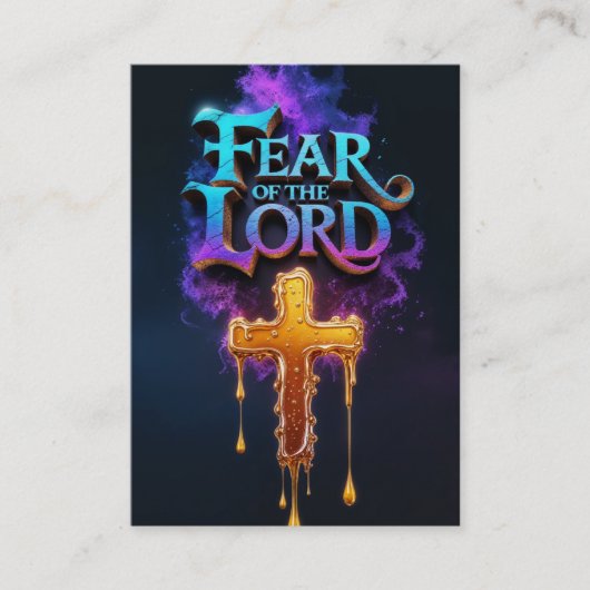 Desperate Darkwave | Psalm 19:9–11 KJV Card Box 名刺 (正面)