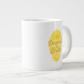 Despierta tu Brillo ✨ | Golden Sunrise Design ジャンボコーヒーマグカップ (正面右)