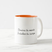  - Despierta tu espíritu con cada sorbo ツートーンマグカップ (正面右)