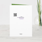 Dessaのベビーの子牛は大事な行事を2カスタマイズ カード (裏面)