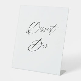 Dessert Bar Wedding Sign | Sweet Table top 台座サイン